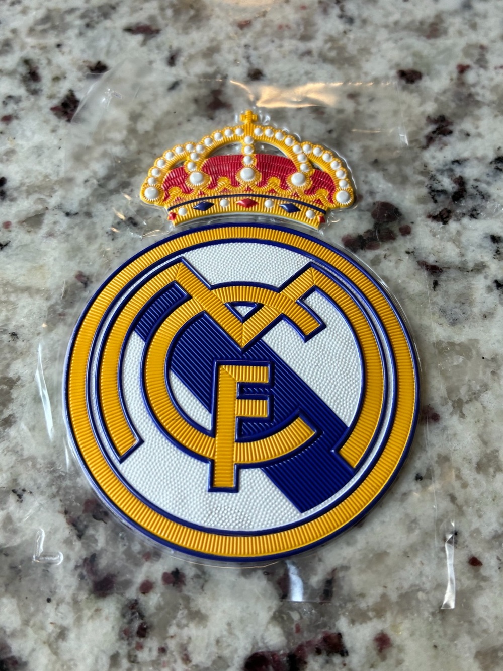 Real Madrid Iron-On Soccer Crest Patch - Picture 2 of 2